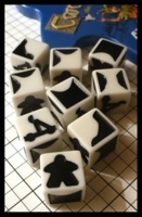 Dice : Dice - Game Dice - Carcassonne Special 10 yr Addition by Rio Grande Games 2011 - Noble Knight Games Wisc. Sept 2011